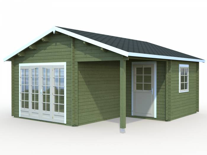 Letniskowy domek na działkę KUBA C 5x6 (21,9 m2)