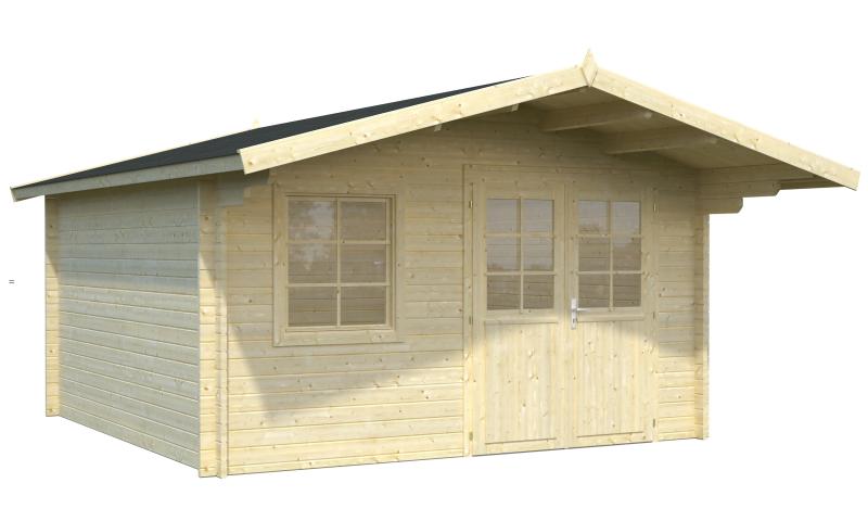 Domek na działkę ogrodową MARCIN A 4x4 (14,6 m2)