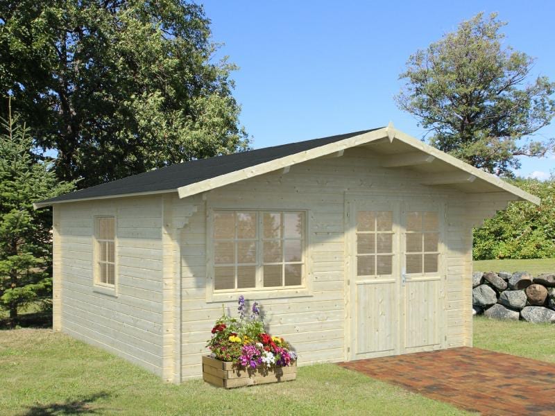 Domek ogrodowy drewniany MARCIN B 4,5x4,5 (17,5 m2)