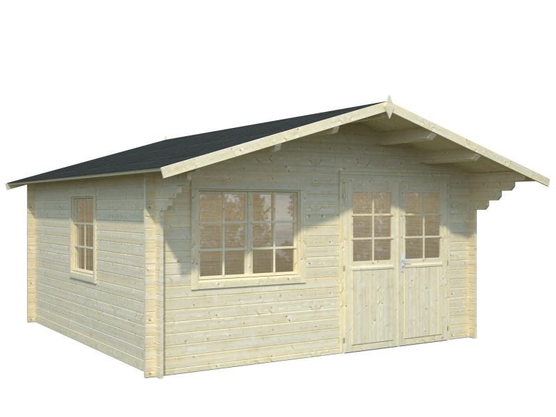 Domek ogrodowy drewniany MARCIN B 4,5x4,5 (17,5 m2)