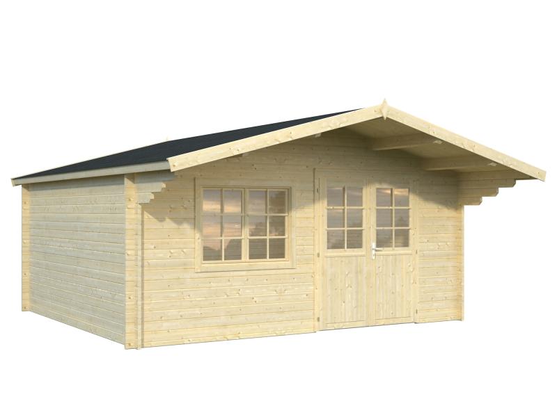 Domek z drewna na działkę MARCIN C 5x4,5 (19,7 m2)