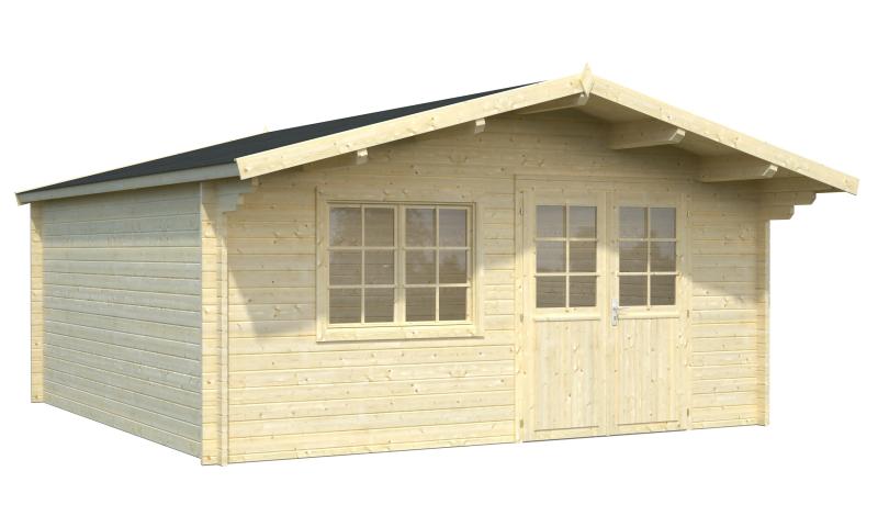 Domek letniskowy z drewna MARCIN D 5x5 (22,3 m2)