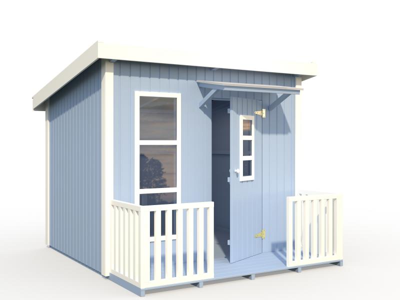 Drewniany domek dla dzieci JULIA 199x223cm (3,1 m2)