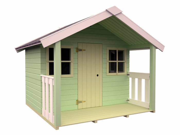 Domek do ogrodu dla dzieci RÓŻA 180x180cm (1,9 m2)