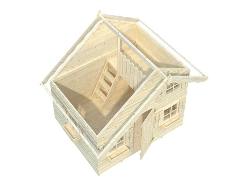 Domek ogrodowy drewniany ULA 220x180cm (3,8 m2)