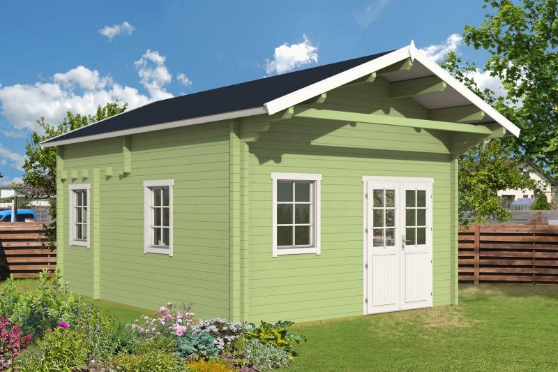 Drewniany domek na działkę rekreacyjną RUDZIK F 7x4,4 (24m2)