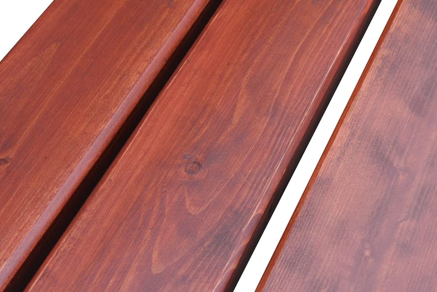 Ławka nowoczesna z oparciem 180 cm - przybliżenie na siedzisko