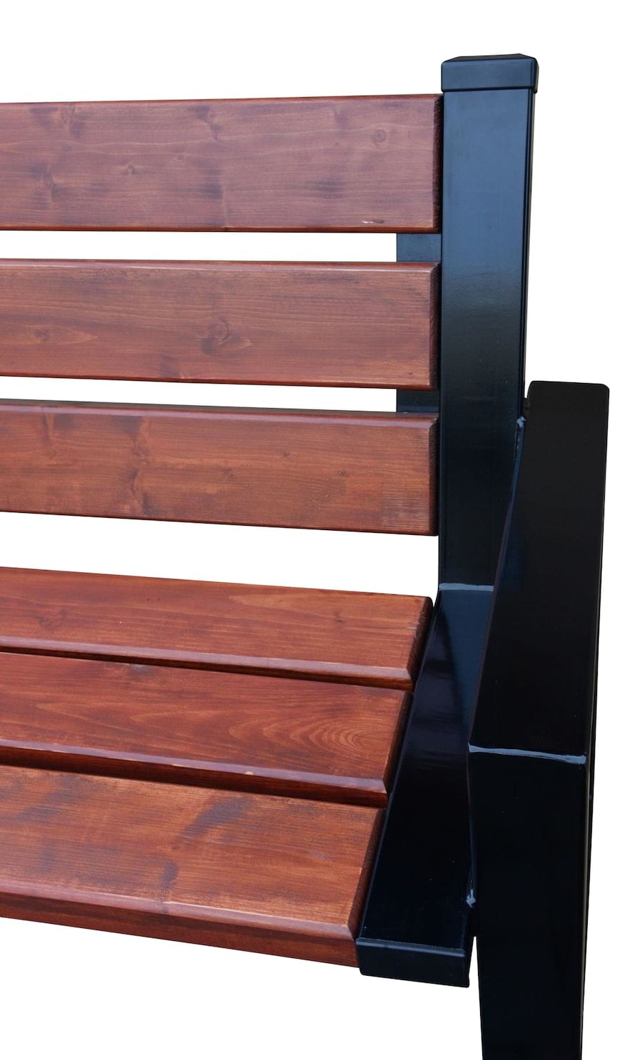 Ławka nowoczesna z oparciem 180 cm 