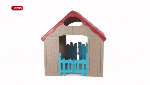 Foldable playhouse proces składania