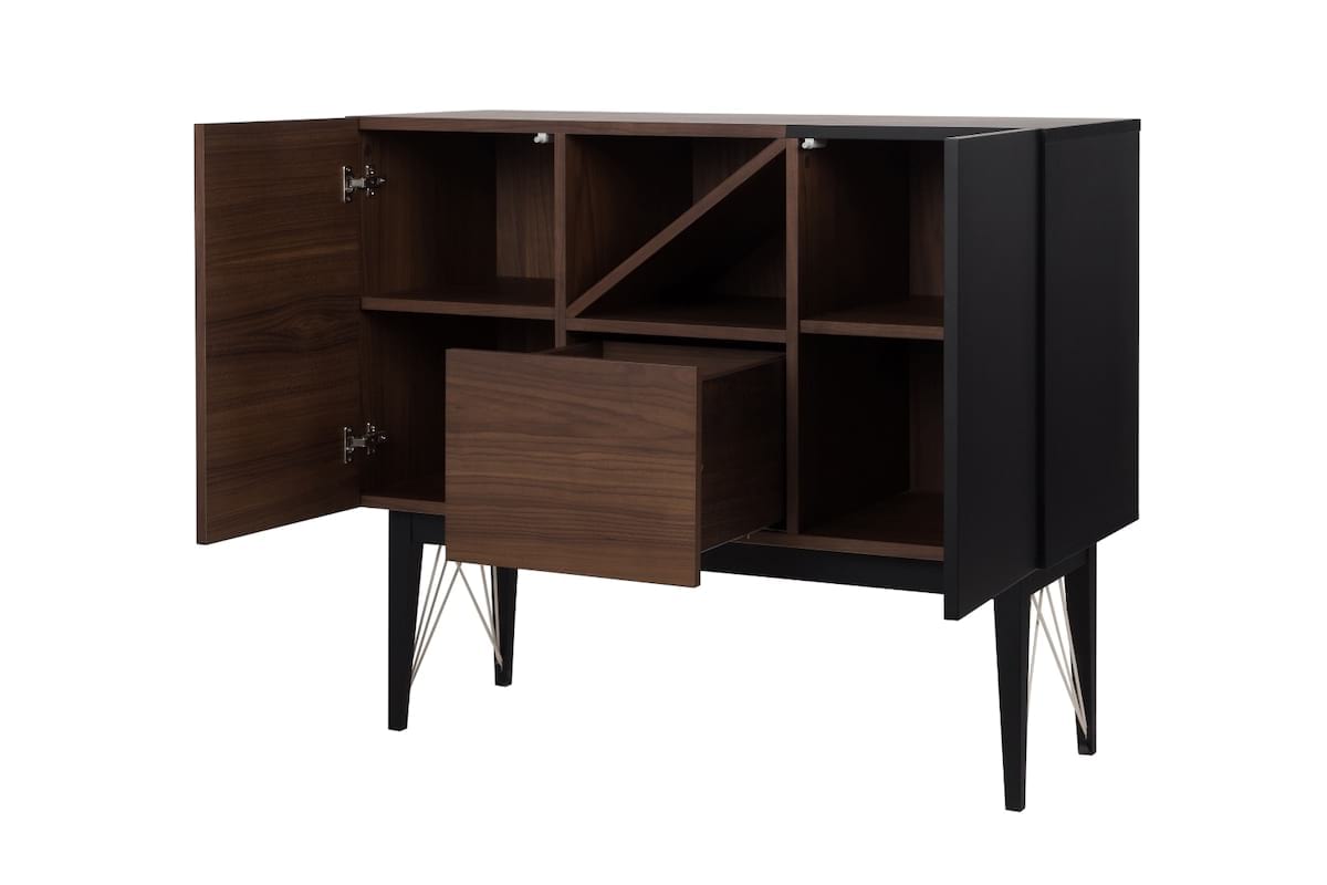 Mały bufet czarna wstawka