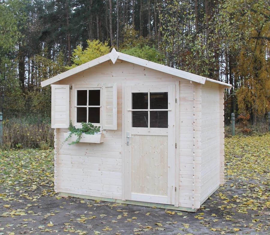 Domek z drewna na działkę Margaretka 266x216