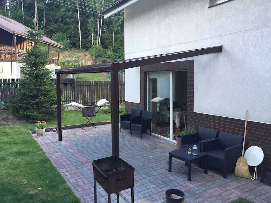 Pergola przyścienna 3x4