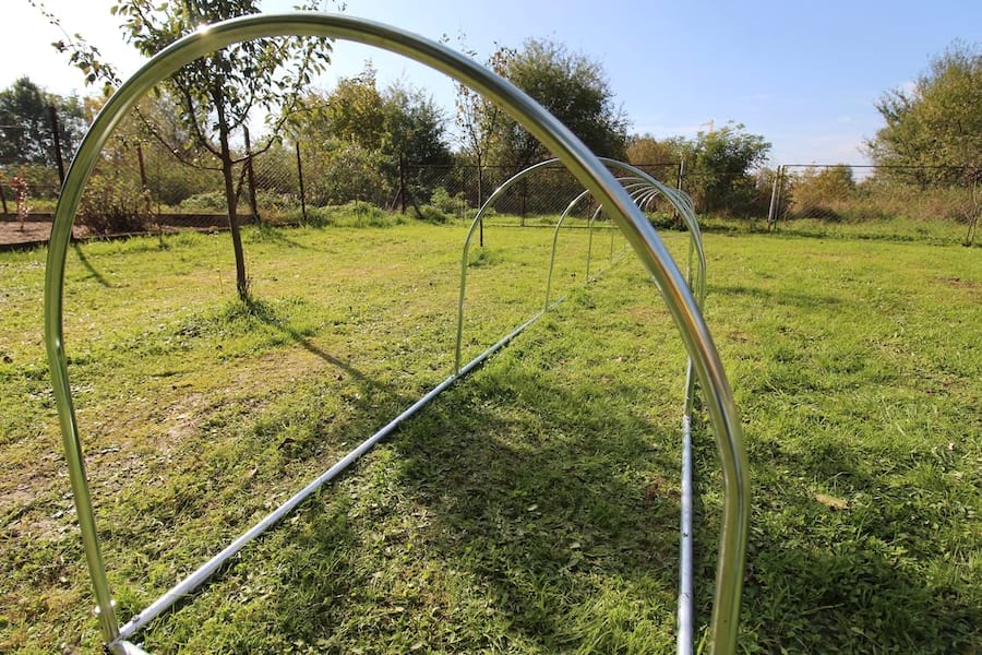 Tunel foliowy mini 6,25x0,8 stelaż