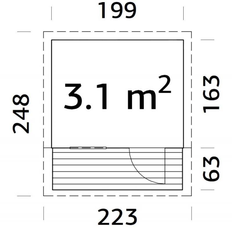 Domek ogrodowy dla dzieci kasia