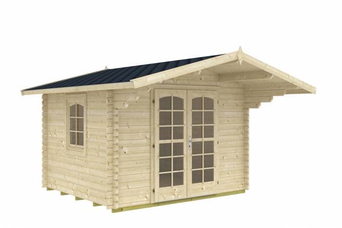 Letniskowy domek ogrodowy drewniany KULIK B 3x3 (8,5m2)