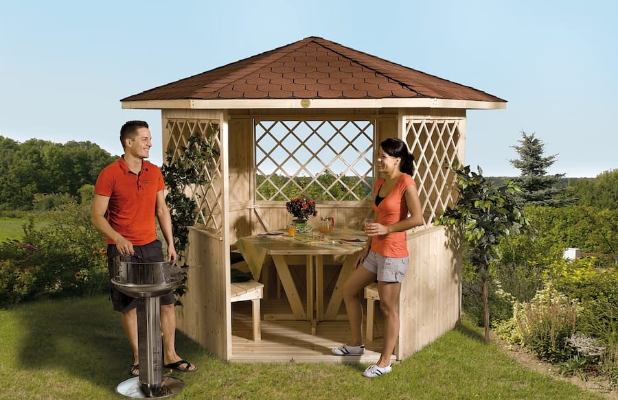 Drewniana altana do ogrodu Maciejka