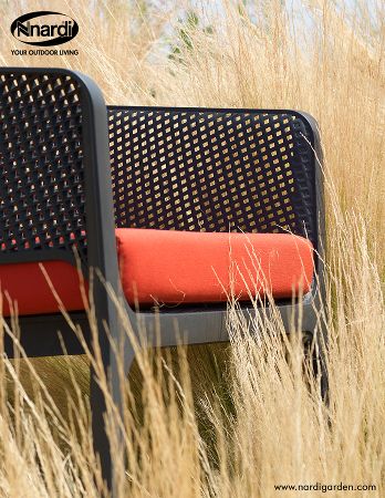 Nard Net Relax fotel na balkon Antracite zbliżenie