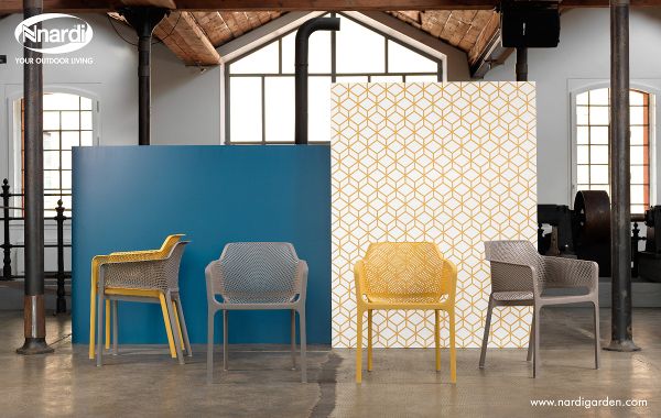 Fotele Nardi Net w nowoczesnej aranżacji