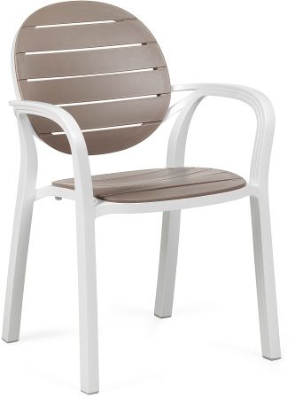 Nardi Palma fotel na taras Bianco/Tortora