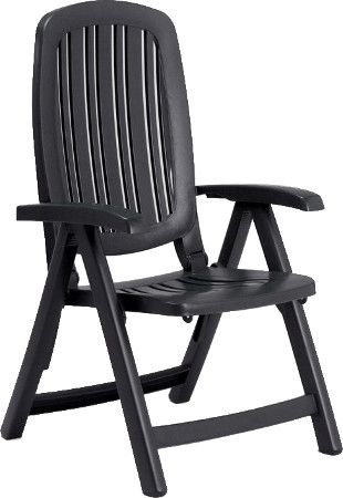 Nardi Salina krzesło ogrodowe regulowane Antracite