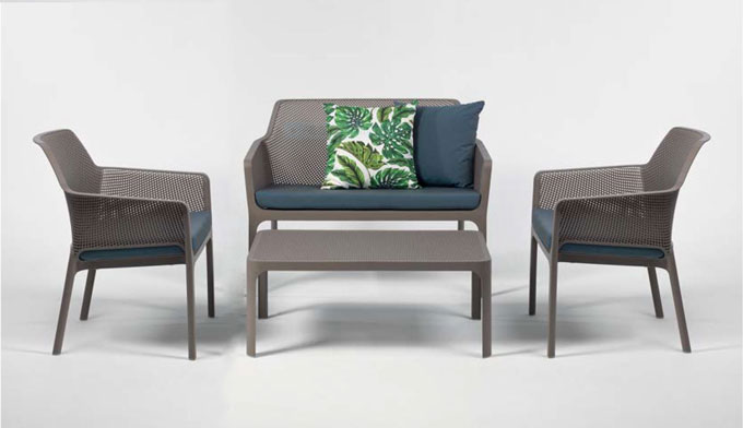 Nardi ławka na taras Net bench Tortora