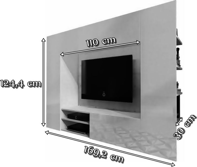 Meblościanka Net wymiary