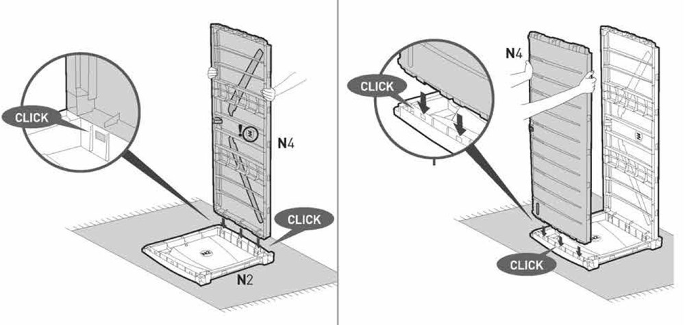 Instrukcja montażu skrzyni ogrodowej Keter Novel Storage