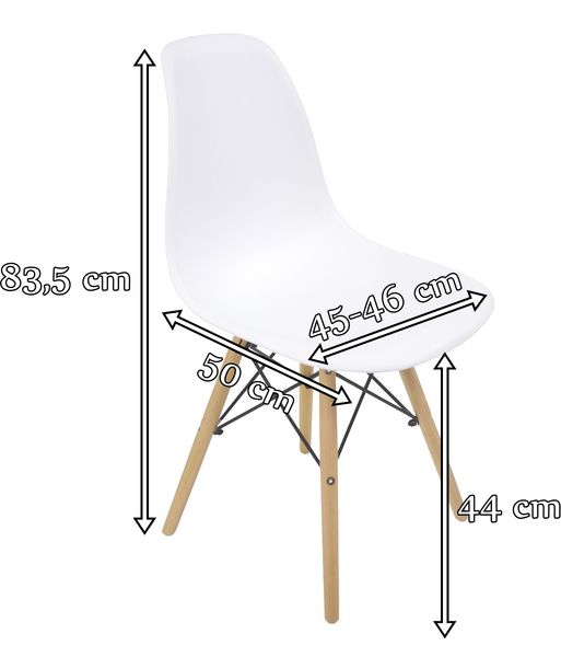 Krzesło Dima wymiary
