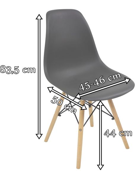 Krzesło Dima wymiary