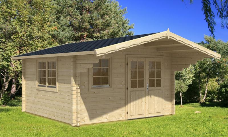 Mały domek na działkę z drewna ORLIK A 4x4 (10m2)