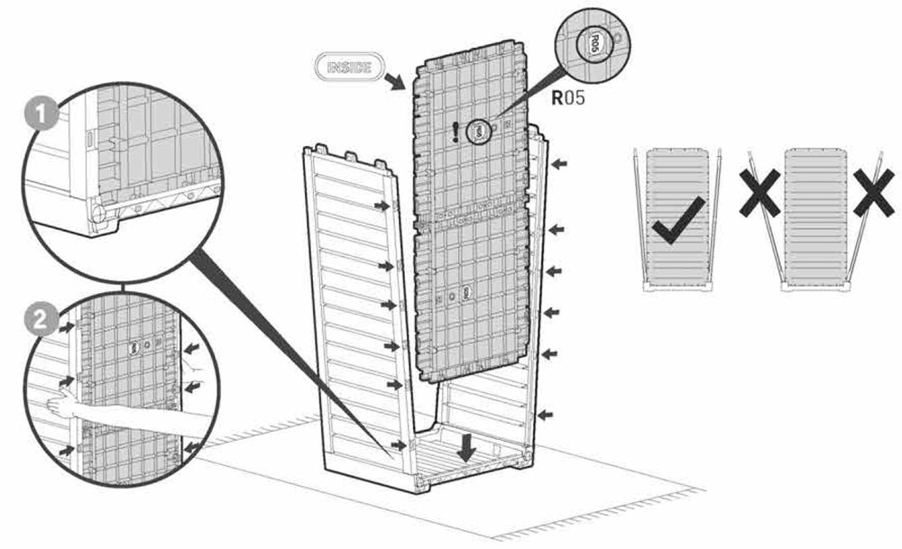 Instrukcja obsługi Skrzynia Rockwood Keter