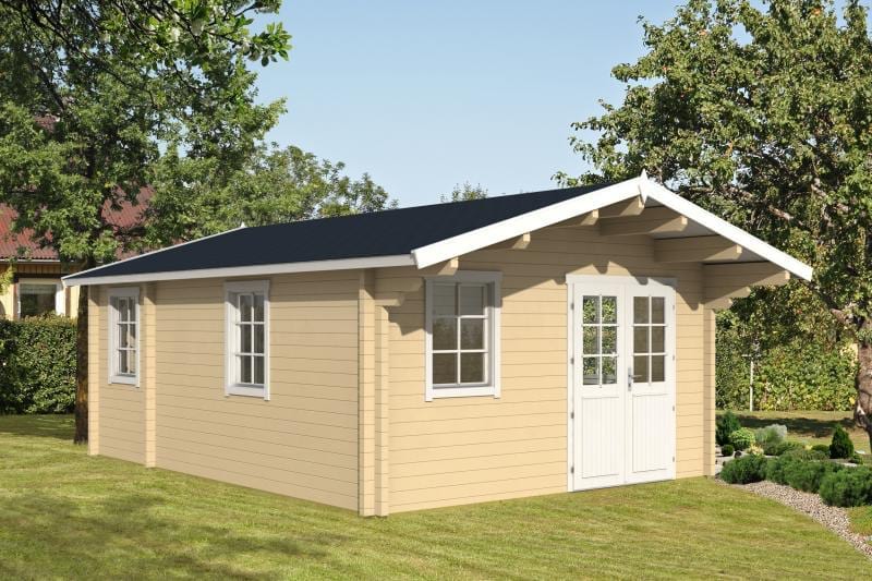 Domek z drewna letniskowy RUDZIK D 7x4,5 (24m2)