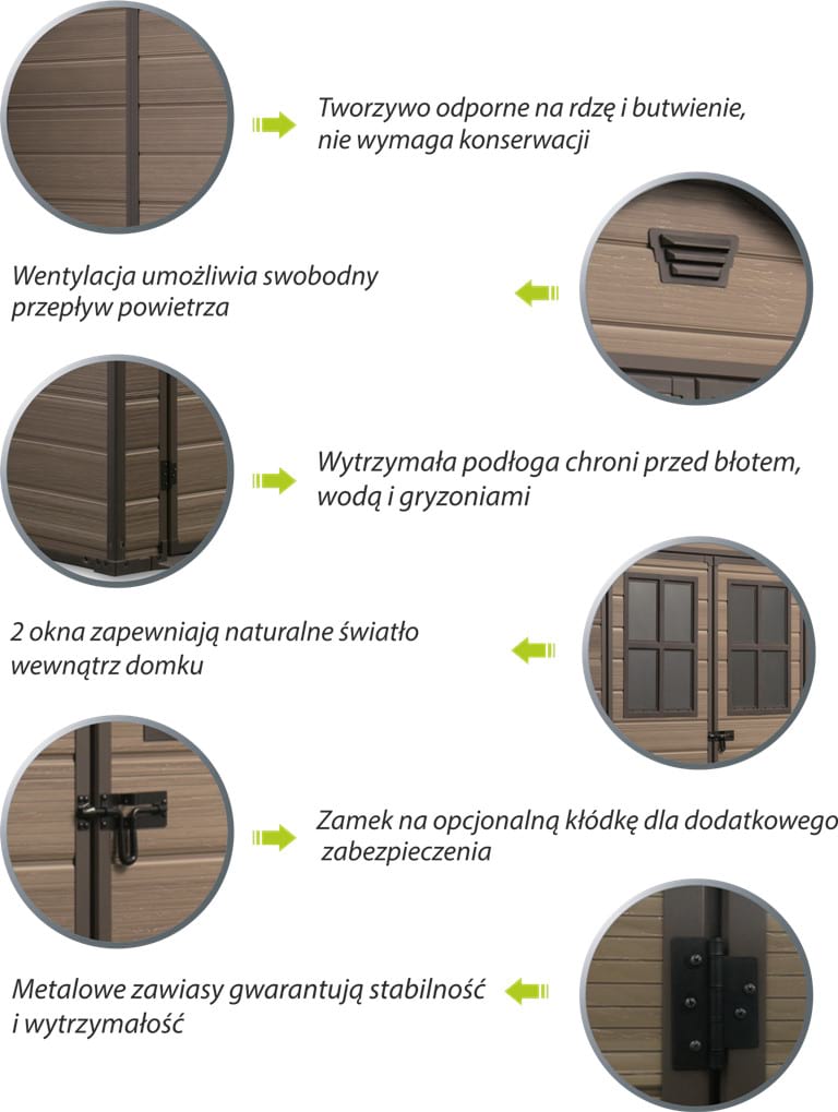 Keter Scala - domki narzędziowe