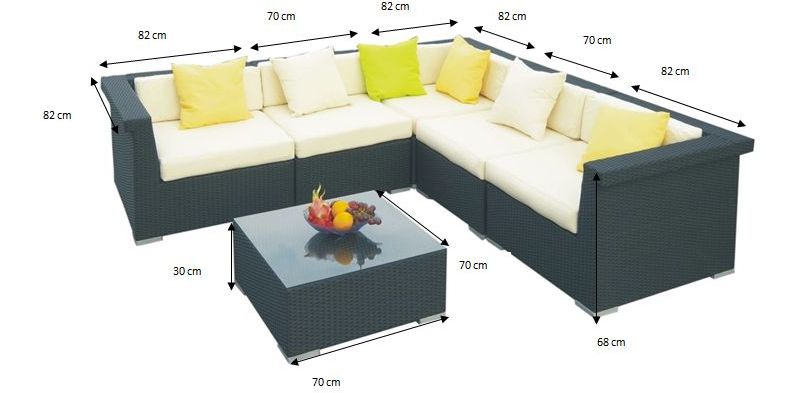 Wymiary zestawu Splendido