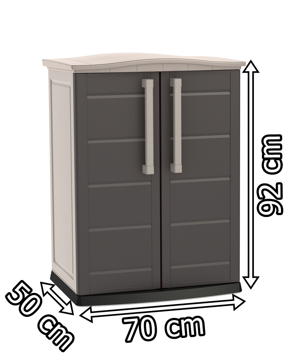 Wymiary szafy ogrodowej Keter Boston Base
