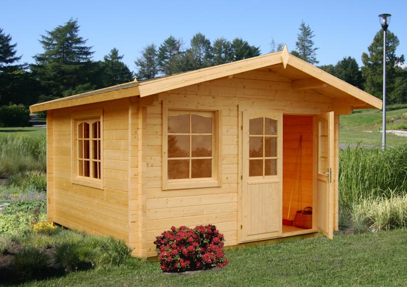 Drewniany domek na działkę rekreacyjną EKO 127 4x4 (12,1 m2)