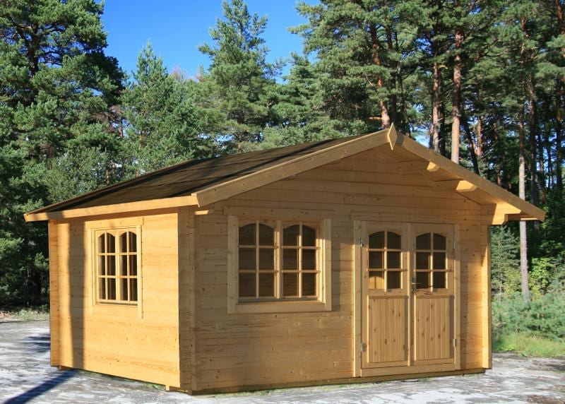 Domek z drewna letniskowy EKO 128 5x4 (15,3 m2)