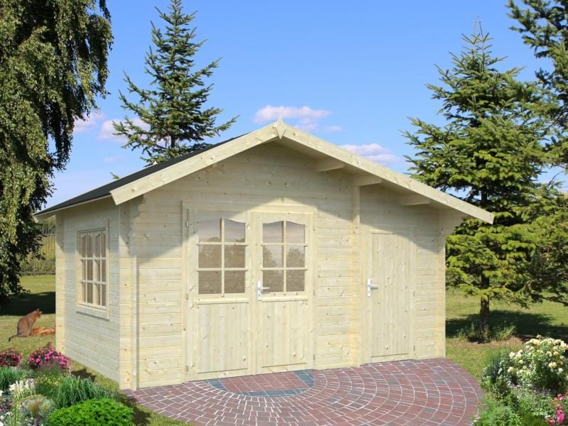 Drewniany domek na działkę ogrodową EKO 37 4,5x3 (11,1 m2)