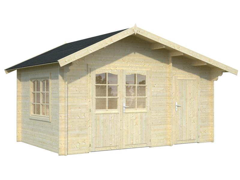 Drewniany domek na działkę ogrodową EKO 37 4,5x3 (11,1 m2)