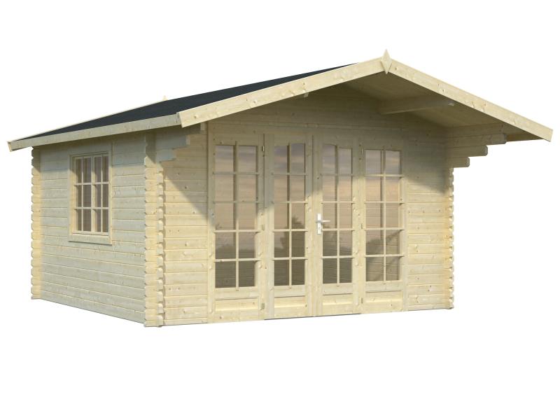 Domek drewniany na działkę ogrodniczą EKO 42 4x4 (12,4 m2)