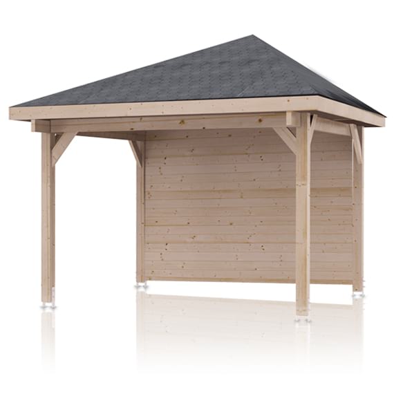 Altanka ogrodowa z drewna Dalia 330x330