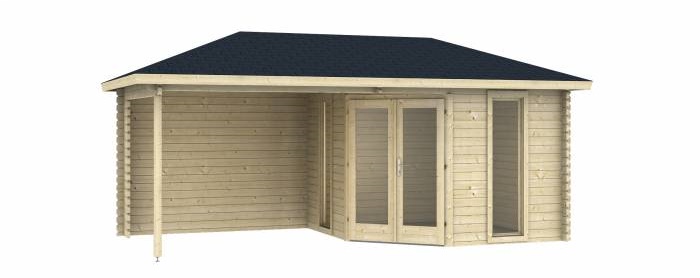 Letniskowy domek na działkę WILGA 6x3 (15,5m2)