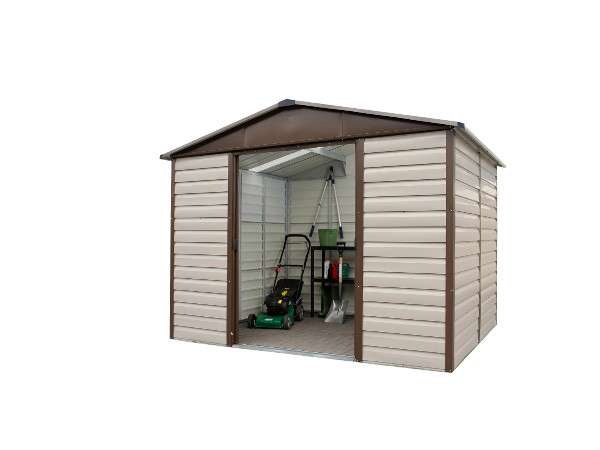 Domek ogrodowy blaszany Yardmaster model 106TBSL Shiplap