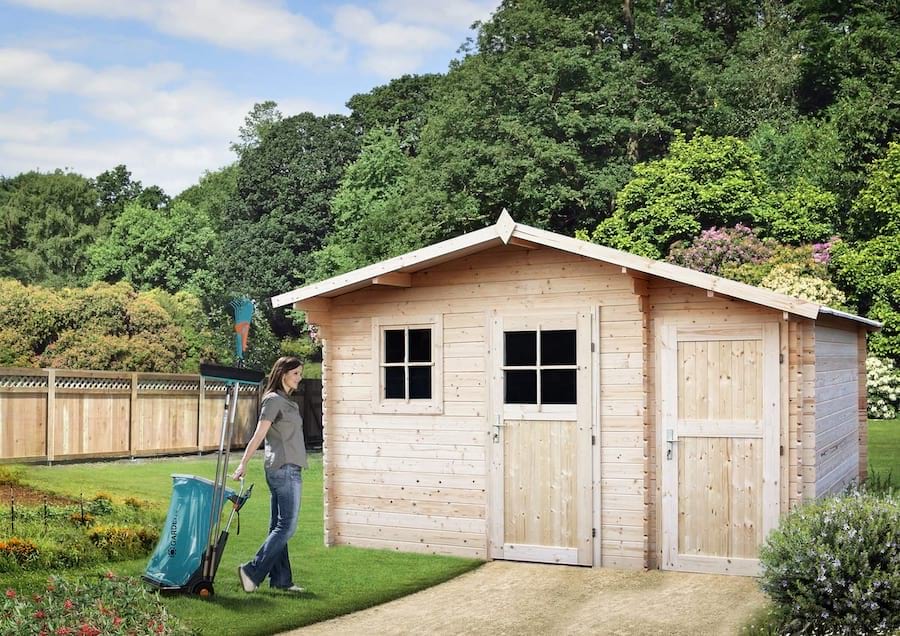 Drewniany domek letniskowy na działkę Zawilec 416x366