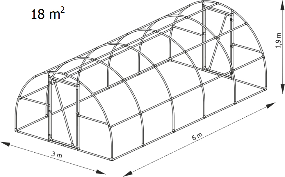 Schemat tunelu foliowego A6