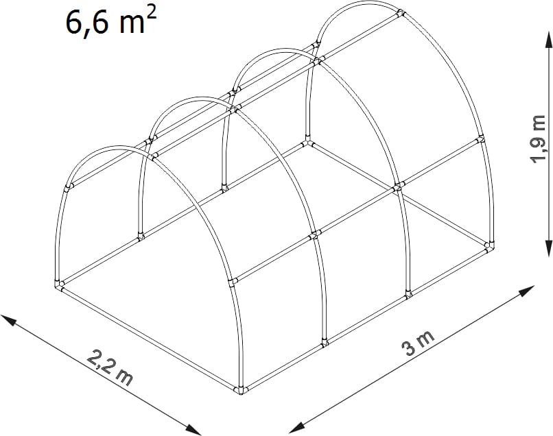 Tunel szklarniowy Bv3 schemat