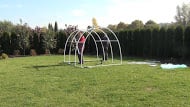 Tunel ogrodniczy montaż