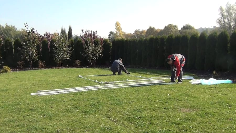 Tunel foliowy montaż