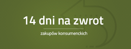 14 dni na zwrot produktu