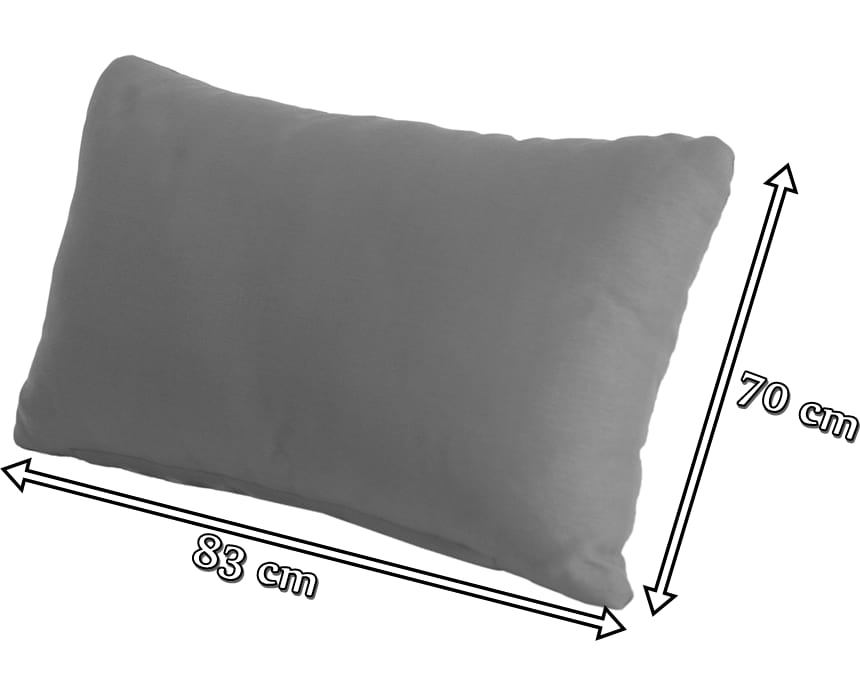 Alexander Rose Beach Lounge Poduszka do mebli ogrodowych szara 8805C-GR - wymiary